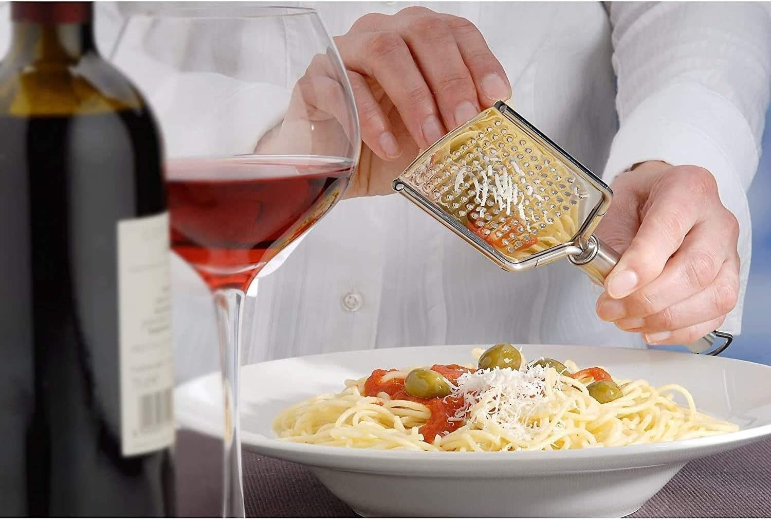 WMF Profi plus tarka do sera ze stali nierdzewnej 25 cm, drobna powierzchnia golenia Obieraczka Naty Shop