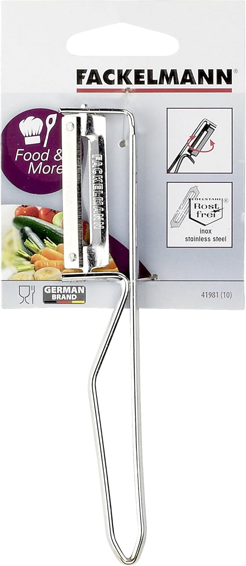 Obieraczka uniwersalna Fackelmann, Obieraczka ze stali nierdzewnej Naty Shop