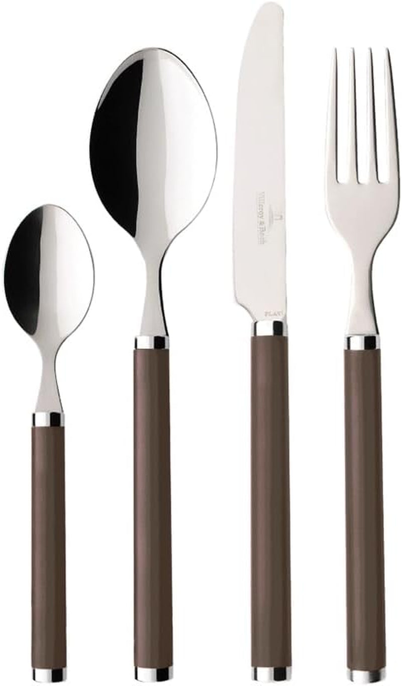 Zestaw sztućców Villeroy & Boch Play Green Garden, 24 sztuki, 6 osób Kitchen Naty Shop Czerwony 24 sztuki