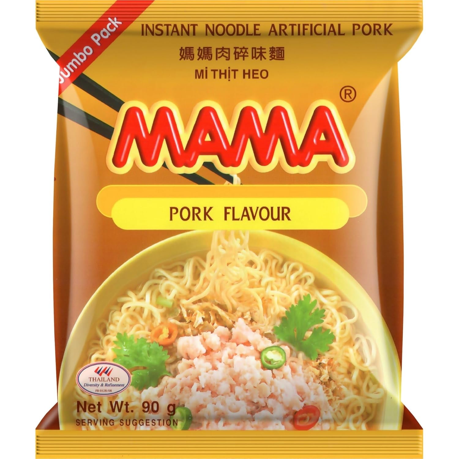 MAMA - Makaron Instant z Kurczakiem - Opakowanie Wielokrotne (30 X 55 GR)