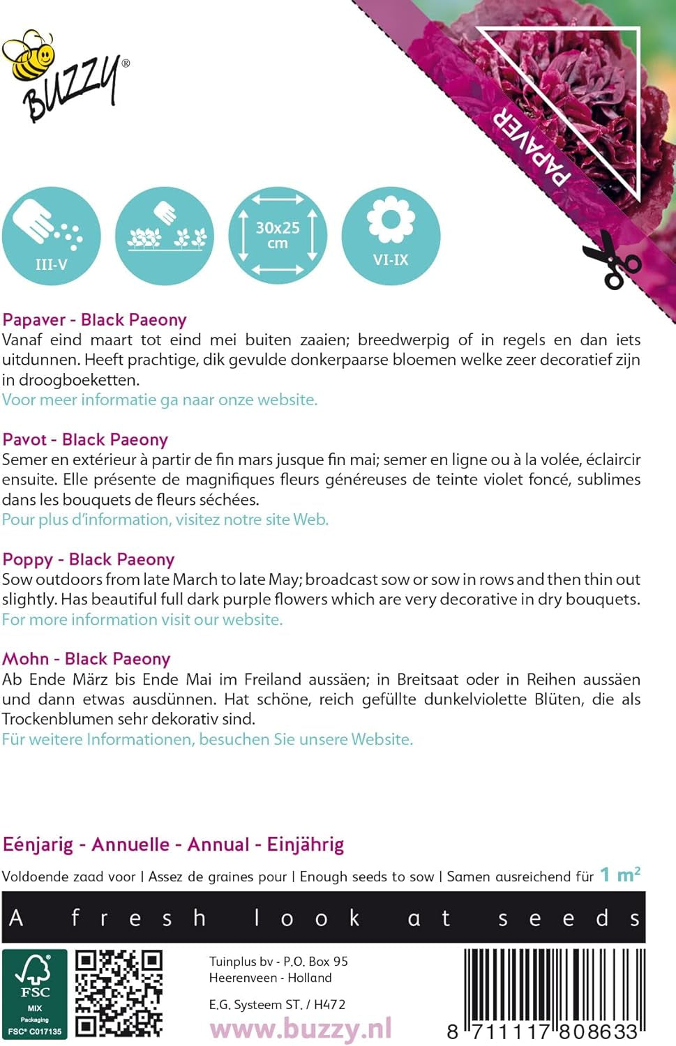 Kwiaty brzęczącego maku, piwonii czarnego maku