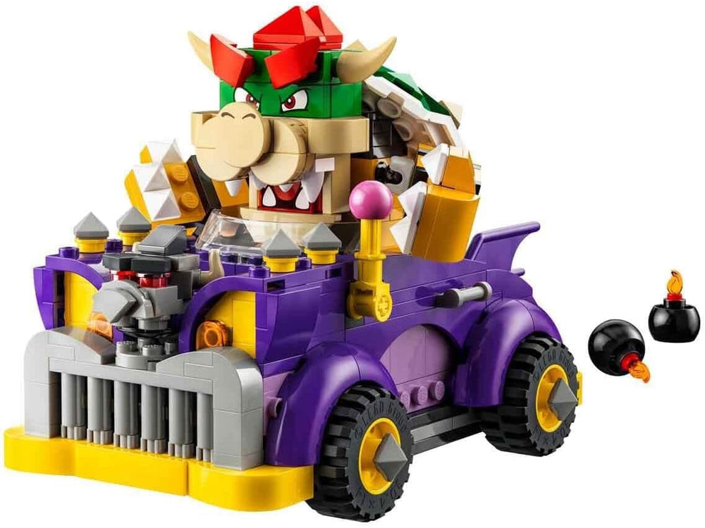 LEGO Super Mario Wózek z potworami Bowsera — zestaw dodatkowy Autko Bowser dla chłopców i dziewcząt Zestaw z jedną postacią Prezent dla gracza dla 8-latków 71431 Zestawy do budowania Besuche den LEGO-Store