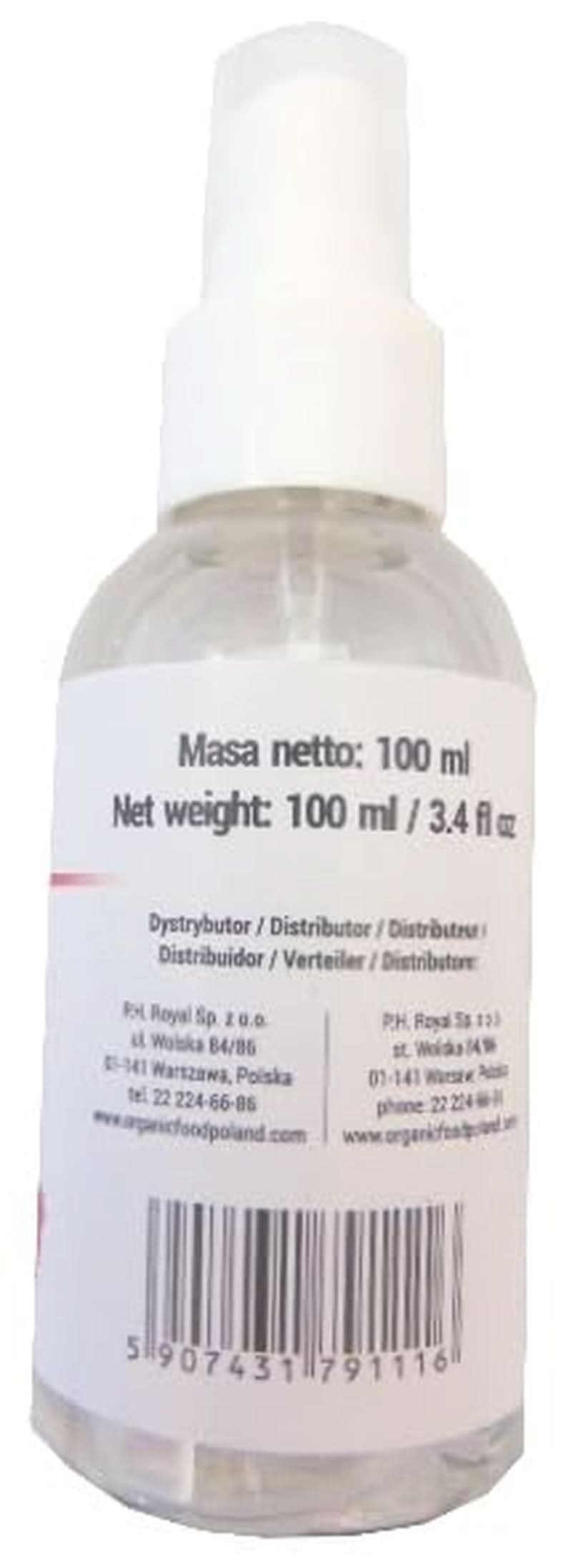 BIO Woda różana do gotowania i pieczenia, 100 ml Arome Naty Shop