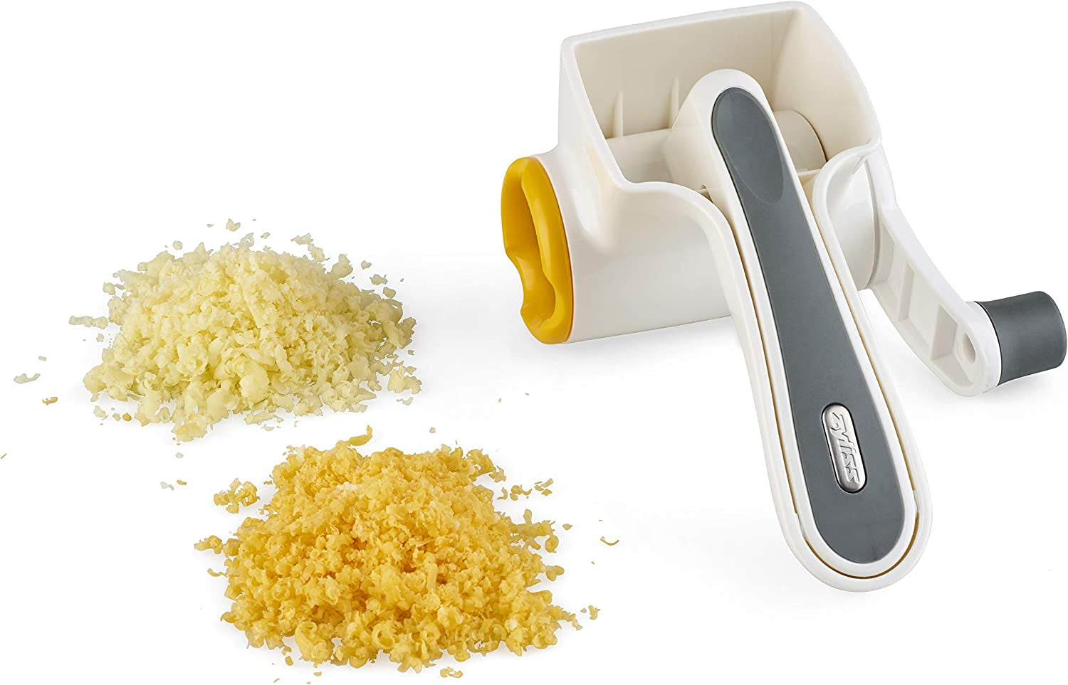 ZYLISS Klasyczna tarka do sera E900010 Drobny bęben ze stali nierdzewnej Obieraczka 16 x 8,5 x 8,5 cm Naty Shop