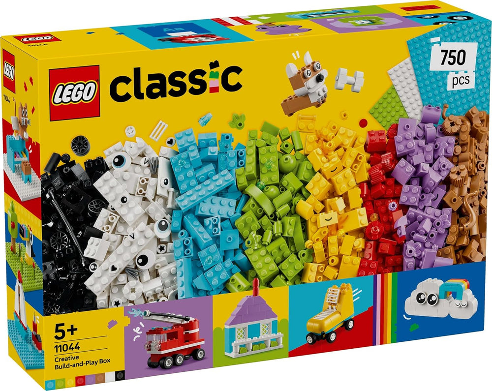 Kreatywny zestaw LEGO Classic do budowania i zabawy - zestaw z kolorowych klocków - zbuduj dom, psa, zabawny samochód, klawiaturę fortepianu i tęczę - zestaw do rękodzieła dla chłopców i dziewcząt od 5 lat Zestawy do budowania Besuche den LEGO-Store