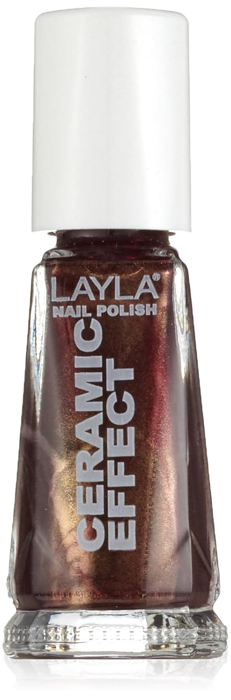 Kosmetyki 1243R23-109 Lakier do paznokci z efektem ceramicznym - pomarańczowy fluo, opakowanie 1 (1 x 0,01 l)