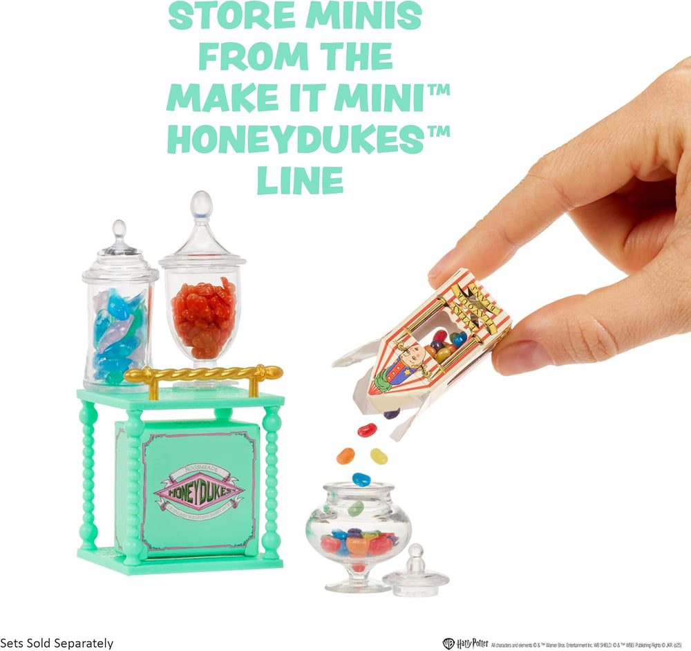 Miniverse MGA Make It Mini Honeydukes Trolley – Harry Potter Mini-Sammlerstücke, 50+ Teile, Kunstharz-Bastelspiel, Nachgebildete Lebensmittel, Für Sammler & Kinder ab 8, Nicht ESSBAR