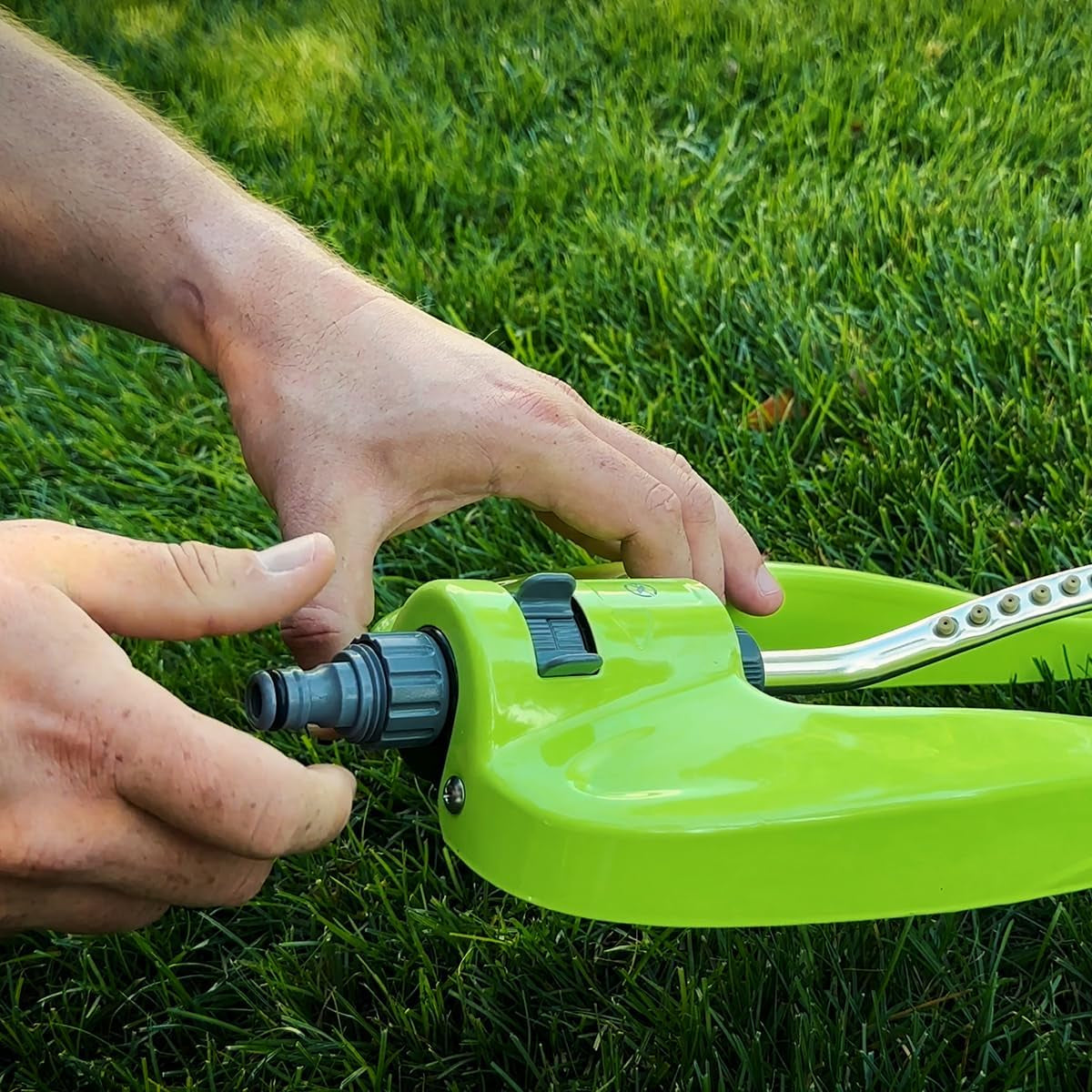 Set furtun de grădină cu racord rapid, 1/2 in. x 50 ft., durabil, ușor, sigur pentru apă potabilă – hfzg12050qn