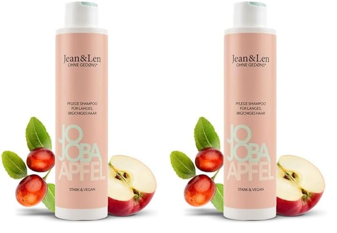 Jean & Len Care Szampon Jojoba i Jabłko, odżywia długie i delikatne włosy, 300 ml Pod prysznic i do kąpieli Jean & Len 2 x 300 ml