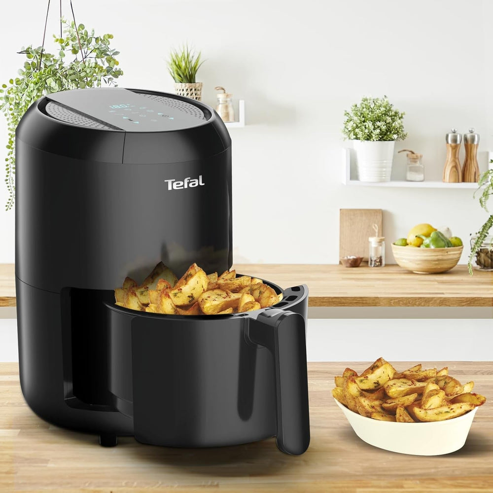 Tefal EY3018 Easy Fry Kompaktowa frytownica na gorące powietrze, 1,6 l, 6 programów gotowania Sprzęt AGD Naty Shop