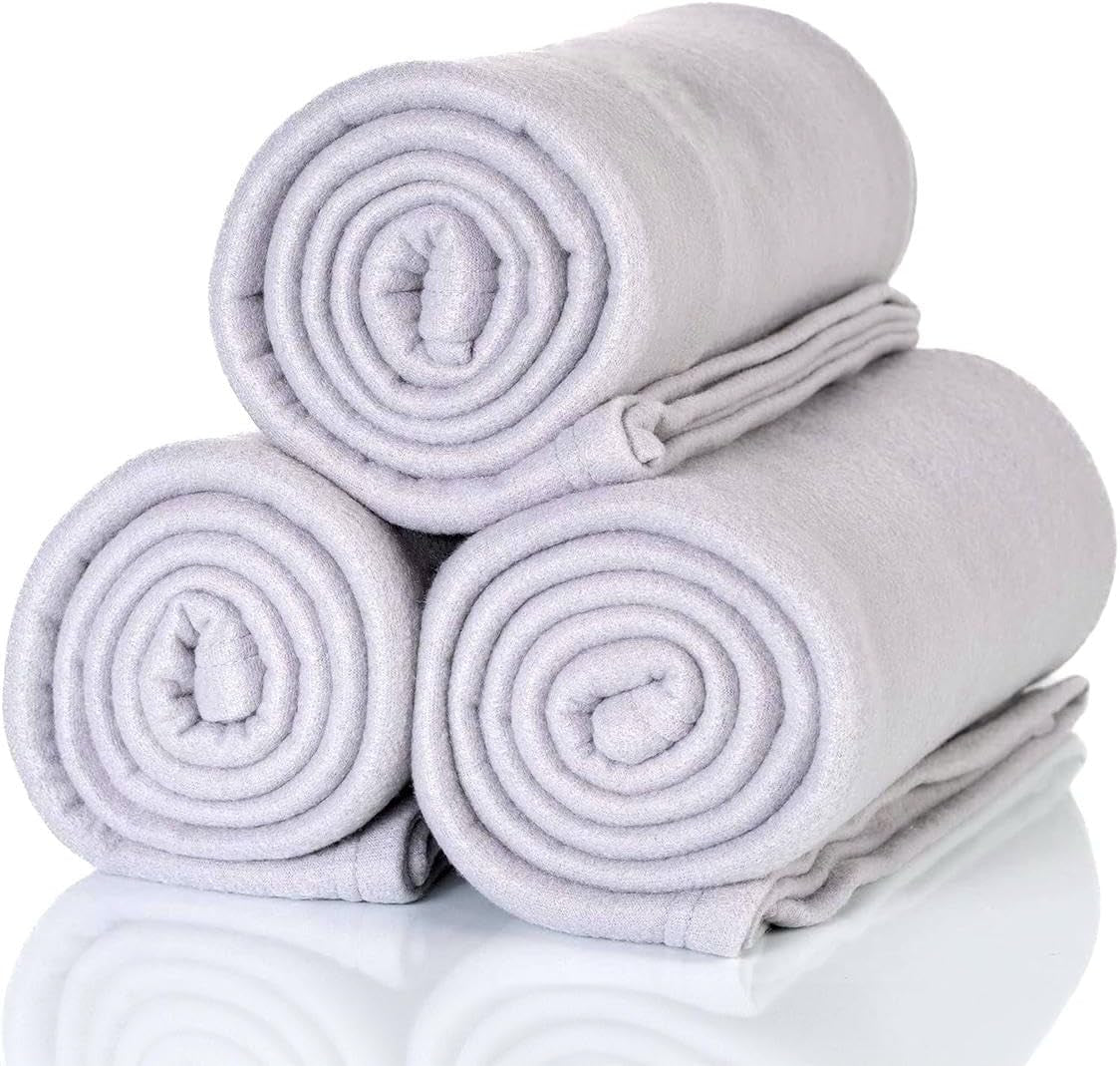 ALCLEAR 3 sztuki Koce polarowe Oeko Tex, kolor: antracyt, duży rozmiar 130X160 cm, ponad 200 G/m2, koc na sofę koc na sofę koc do salonu, koc piknikowy koc na sofę Łóżka i koce Besuche den ALCLEAR-Store Platinum szary 3 sztuki 130X160 cm