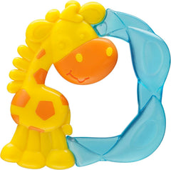 Inel de dentiție Playgro Jerry Giraffe - Inel de dentiție pentru bebeluși - Inel de dentiție din silicon pentru bebeluși - Inel de dentiție din silicon - Ajutor pentru dentiție - Silicon - Inel de dentiție pentru copii - Colorat