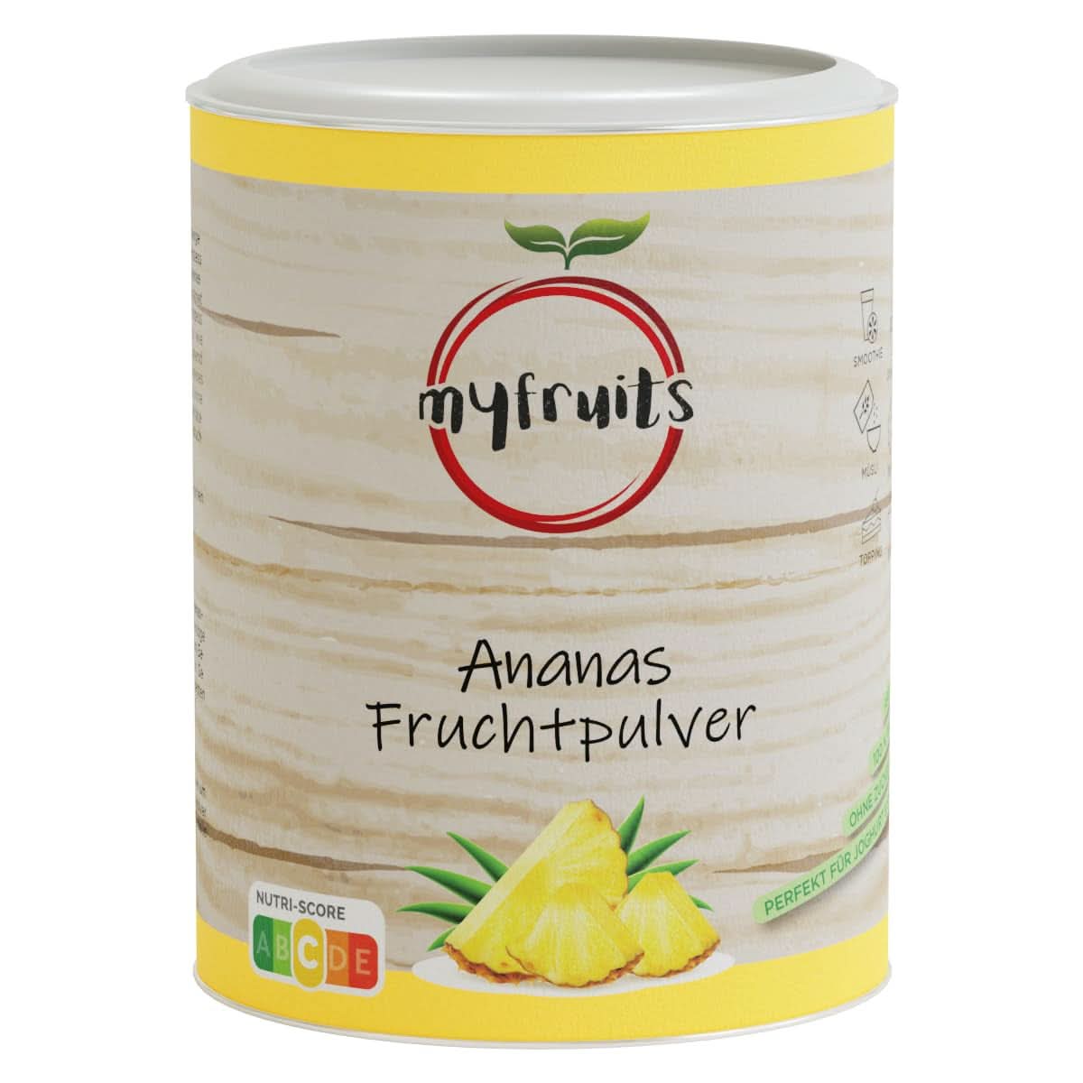 Myfruits owoc ananasa w proszku 500 gram Aromas Naty Shop