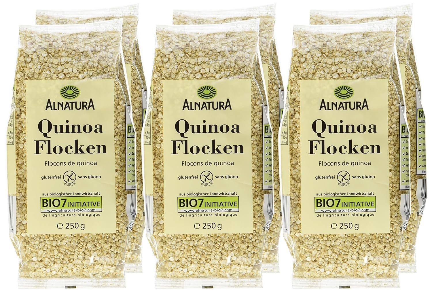 Płatki Quinoa, opakowanie 7 szt. (7 x 250 g)