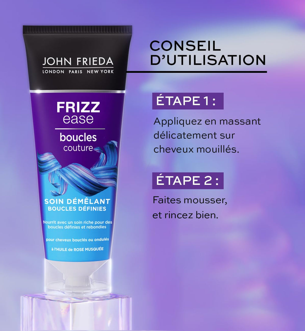 John Frieda Frizz Ease balsam de păr pentru descurcarea părului, 250 ml Produse pentru descurcarea părului Naty Shop