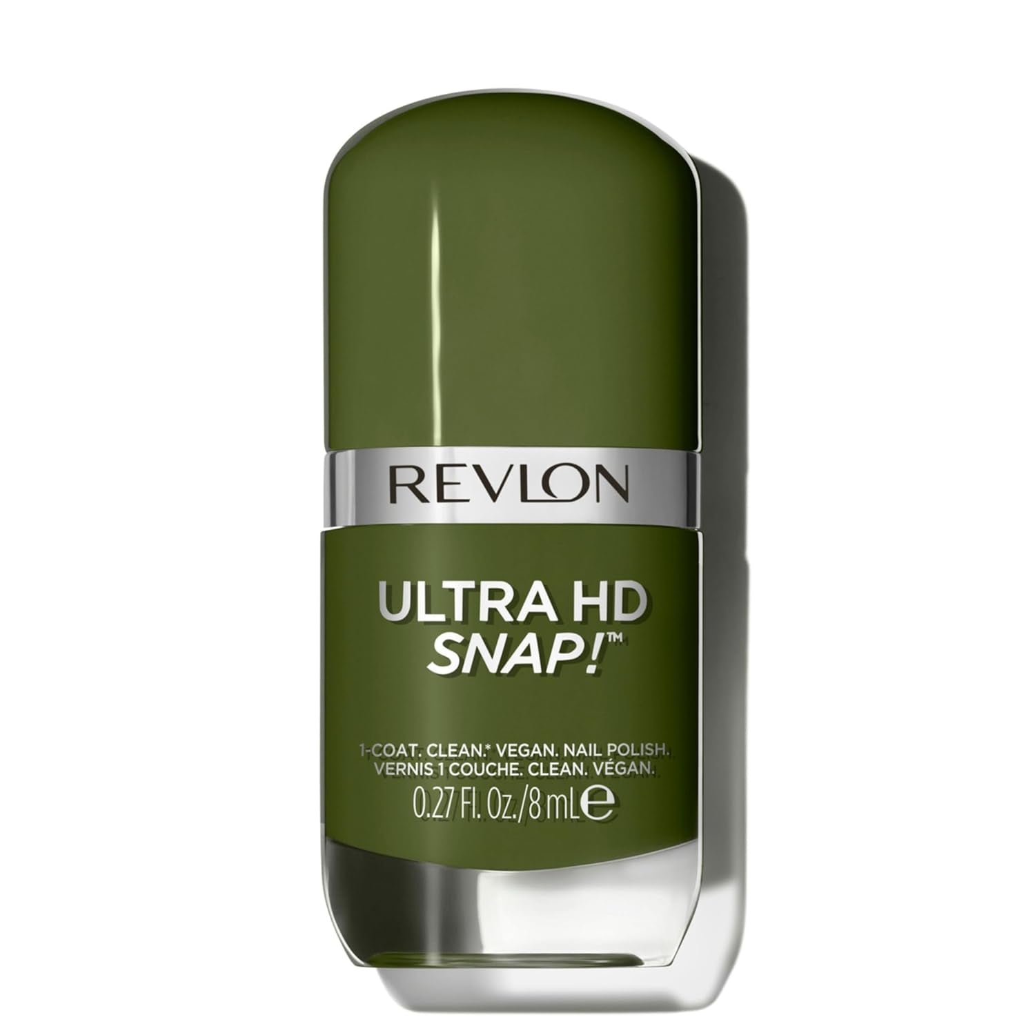 Revlon Ultra HD Snap lakier do paznokci długotrwała formuła wegańska szybkoschnąca jednowarstwowa pełne krycie kolor (8ml) Hot Stuff (007) unisex