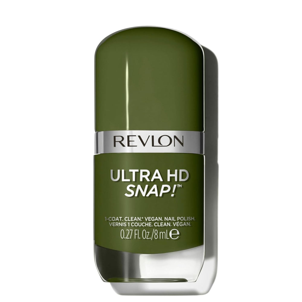 Revlon Ultra HD Snap lakier do paznokci długotrwała formuła wegańska szybkoschnąca jednowarstwowa pełne krycie kolor (8ml) Hot Stuff (007) unisex