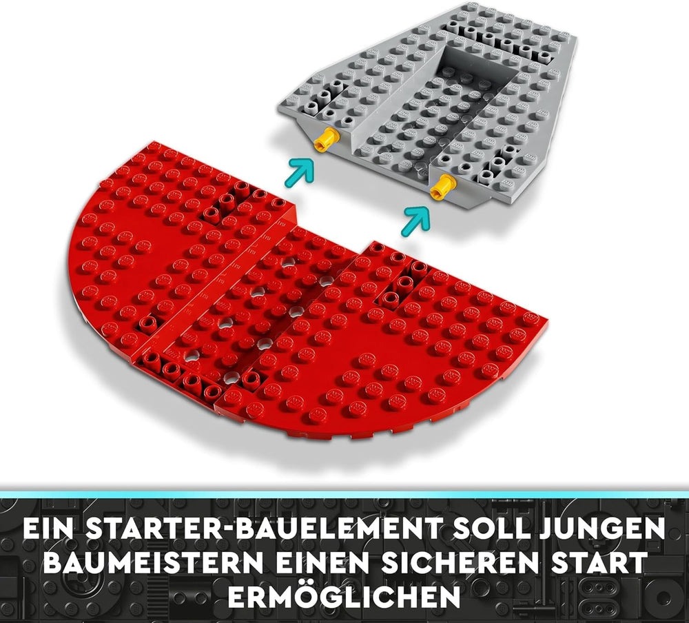 LEGO Star Wars: Przygody młodego Jedi Karmazynowego Firehawka, zestaw startowy dla dzieci ze statkiem kosmicznym do zbudowania, ścigaczem i 3 figurkami, prezent dla chłopców i dziewcząt w wieku 4 lat 75384 Zestawy do budowania Besuche w sklepie LEGO