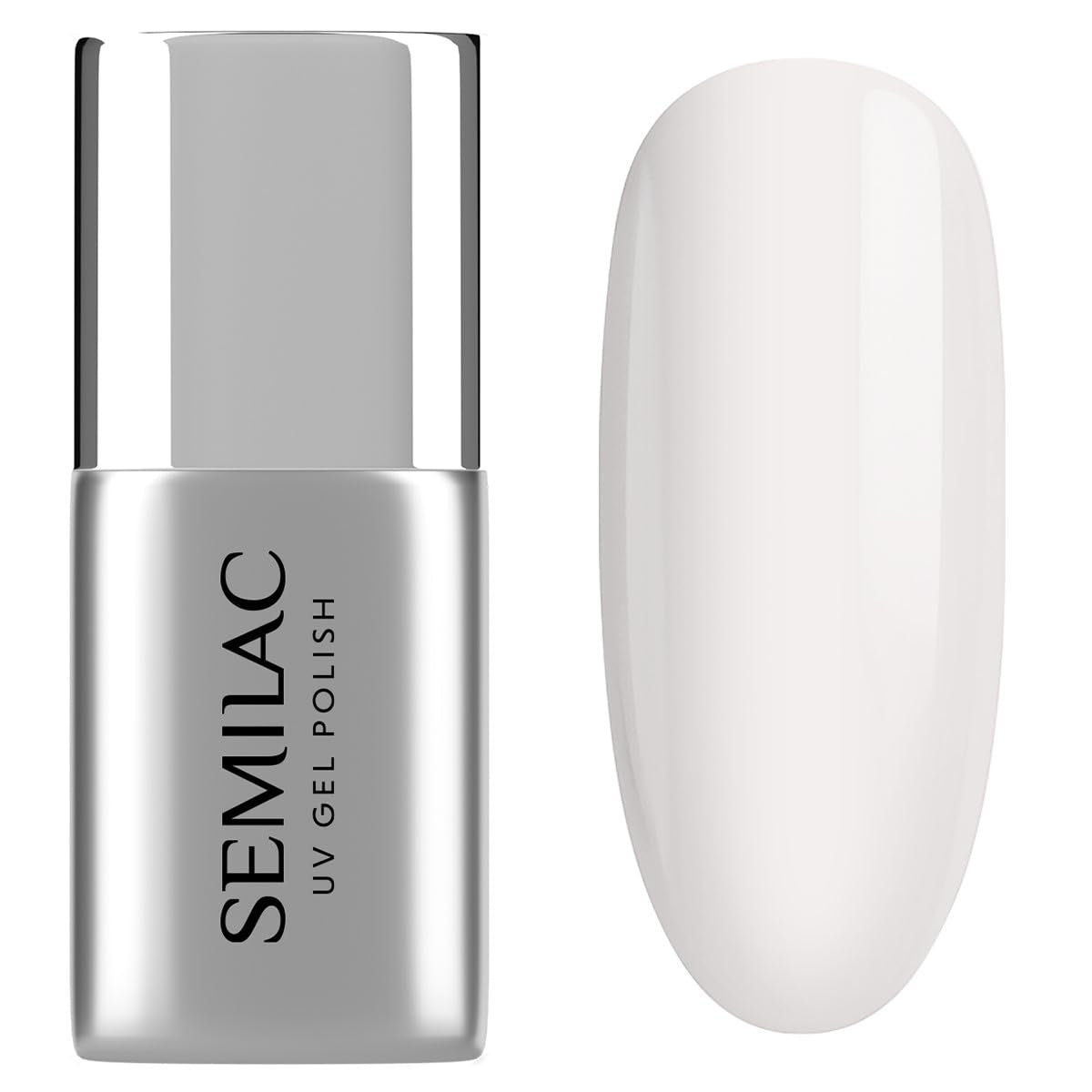 Semilac Top Coat Lakier Do Paznokci 7ml, Innowacyjny, UV/LED, Lakier Hybrydowy, Błyszczące Wykończenie, Chroni, Transparentny