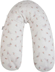 Poduszka ciążowa - Poduszka do karmienia - Poduszka wielofunkcyjna 2 w 1 - Zdejmowany pokrowiec 78 X 44 cm Akcesoria Żywność i karmienie piersią Sklep Bebe Naty