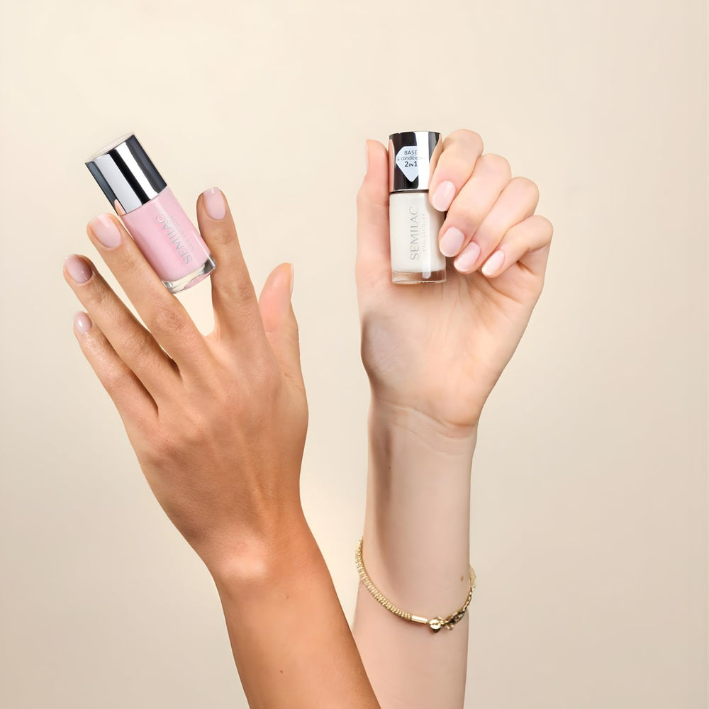 Baza wygładzająca Semilac 9 ml – Wygładzająca baza pod lakier klasyczny, wyrównujący, wzmacniający i samopoziomujący