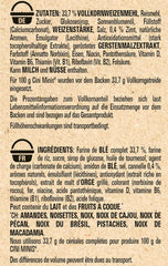 Nestlé CINI MINIS, Muesli z cynamonem, 37% pełnoziarnistych ziaren witalnych, z witaminami, wapniem i żelazem, chrupiące płatki, opakowanie 7 szt. (7x375g)