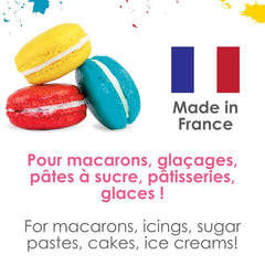 ScrapCooking, Zestaw 3 barwników spożywczych w proszku - czerwony, żółty, niebieski, 3 x 5 gramów Naty Shop