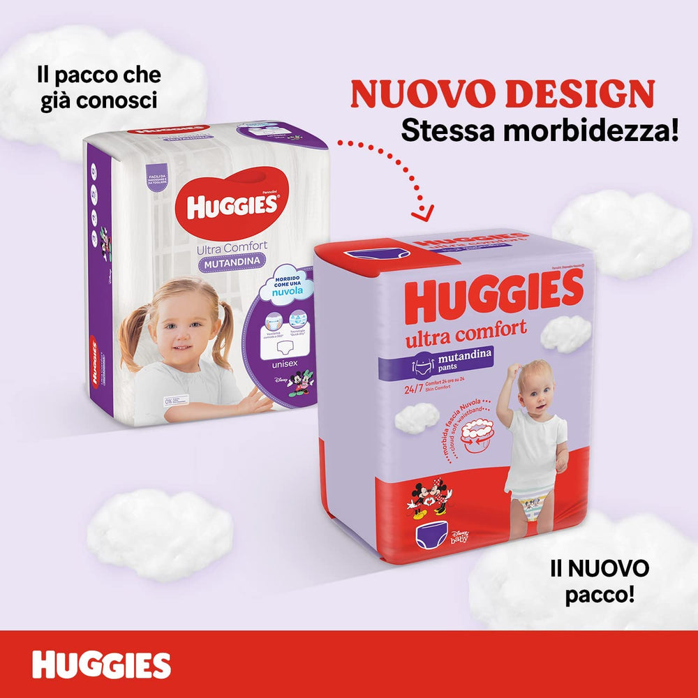 Pieluszki Huggies Ultra Comfort, rozmiar 5 (12-17 kg), 56 szt