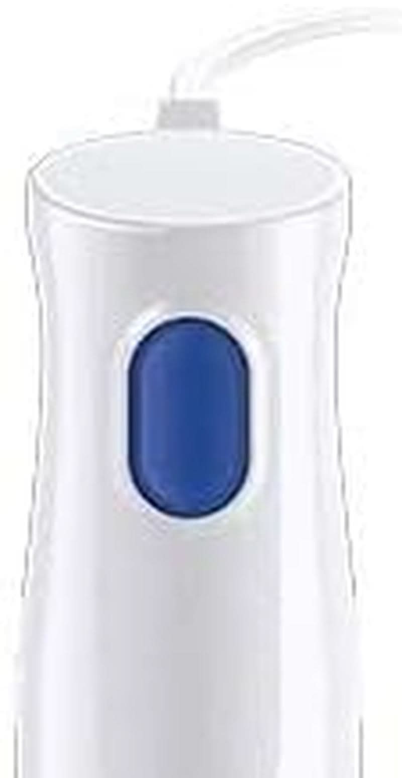 Braun Stabmixer MQ10.001PWH + Messbecher 600 ml, 5 Jahre Service, Leicht, Easytwist-System Zum Einfachen Wechseln Des Zubehören, Splash Control-Technologie Ohne Spritzer Kitchen Naty Shop