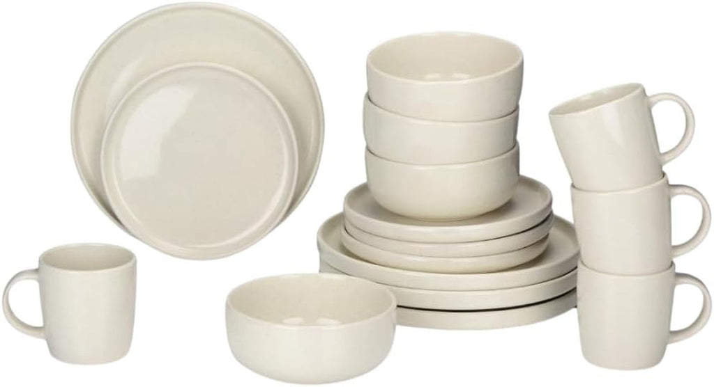 Feluri de mâncare Alpina 8 persoane - 40 -PART PATRU VÂRZIUNE GRASTERASE Seturi vesela masa Naty Shop Creme 16-Teilig