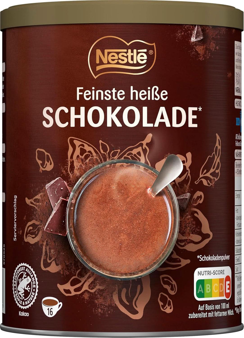 Gorąca czekolada Nestlé Finest, 1 opakowanie (1 X 250 g) Kakao i gorąca czekolada Naty Shop 250 gramów czekolady
