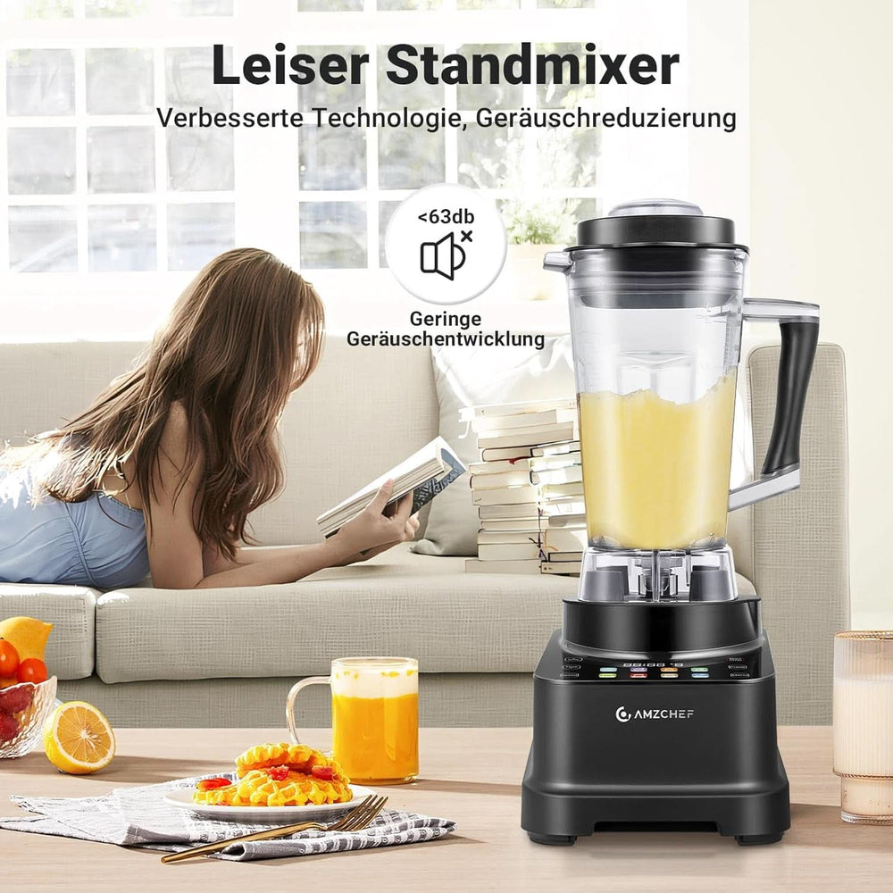 Blender AMZCHEF, 8 inteligentnych menu i 10 prędkości, ekran dotykowy LCD Kitchen Naty Shop