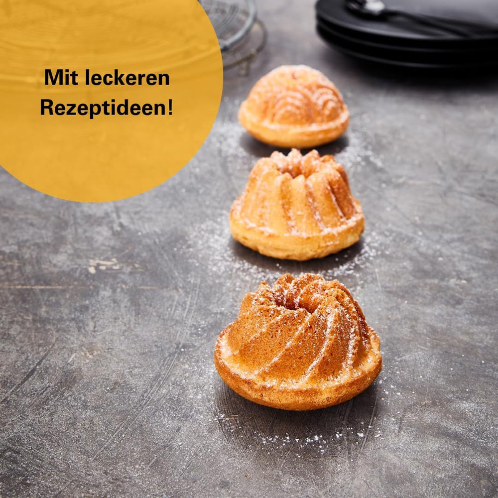 Birkmann, Contoura, Gugelhupfblech Violet, Backform Aus Aluguss, Mit Antihaftbeschichtung Und Rezept, 887077 Formy i blachy do pieczenia Naty Shop