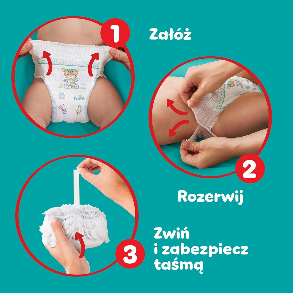 Pampers (stara wersja), spodnie chłopięce/dziewczęce 4 176 szt.