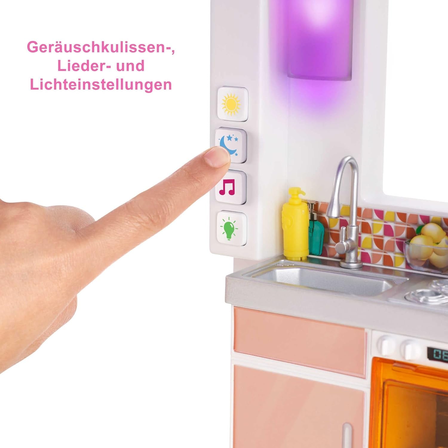 Dom marzeń Barbie (114 cm), 3-piętrowy dom dla lalek, basen, zjeżdżalnia, winda dla wózków inwalidzkich, 75 akcesoriów, lalki, odpowiedni jako prezent dla dzieci w wieku od 3 lat i starszych, GRG93 Naty Shop Domki dla lalek