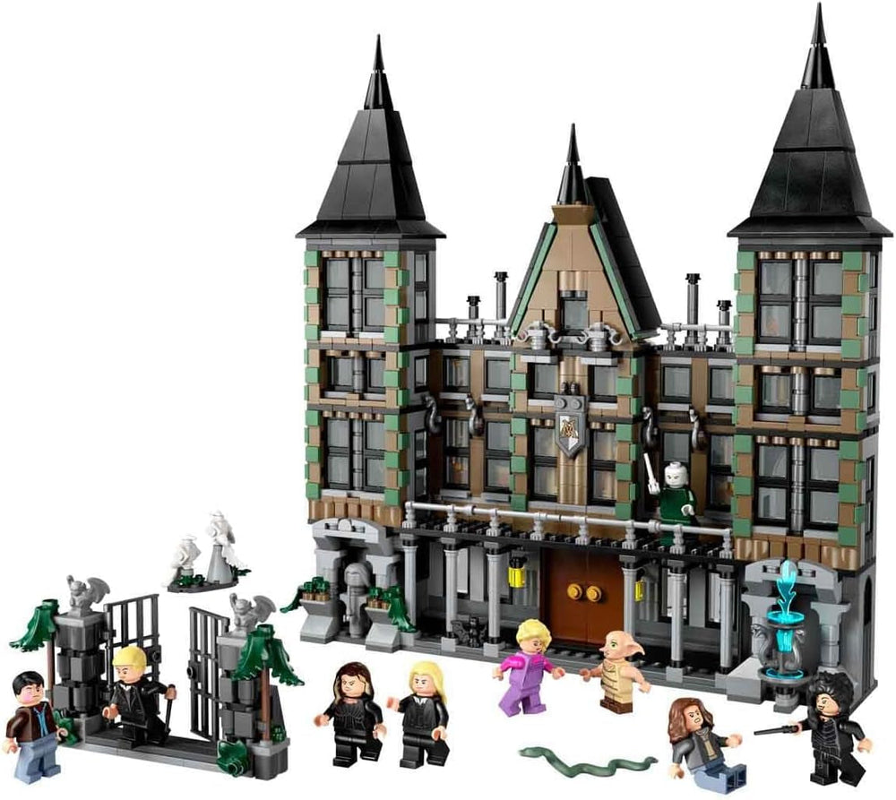 LEGO Harry Potter Malfoy Family Country Estate, fantastyczna zabawka do kolekcjonowania i eksponowania, prezent dla chłopców, dziewcząt i fanów świata czarodziejów, pomysł na prezent z 9 minifigurkami 76453 Zestawy do budowania Besuche den LEGO-Store