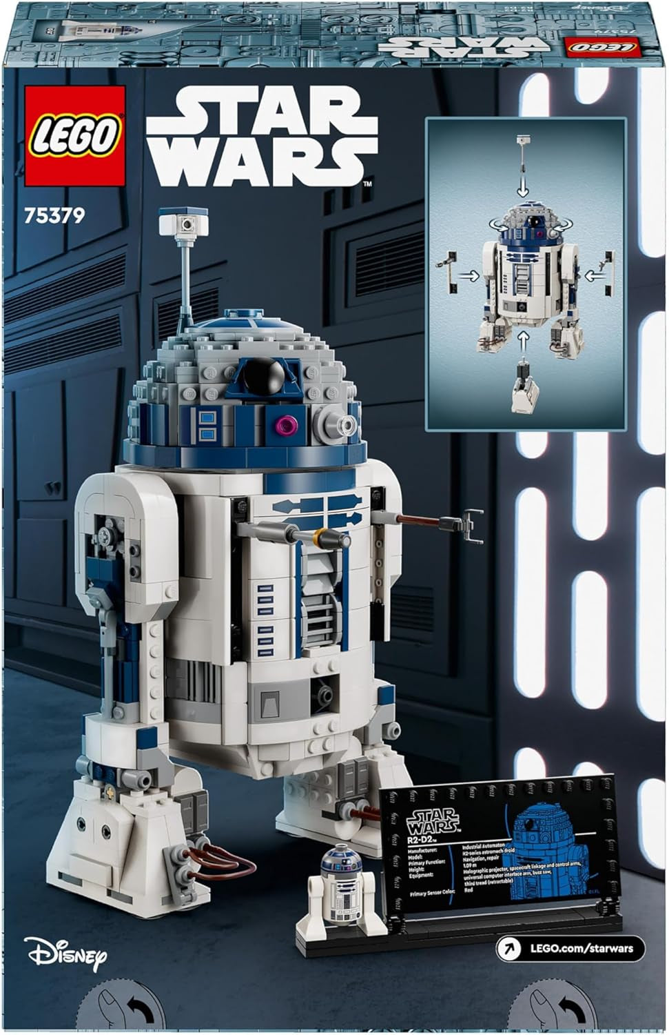 Zestaw LEGO Star Wars R2-D2 dla dzieci, chłopców i dziewcząt, figurka droida do zbudowania z minifigurką Dartha Malka z okazji 25. rocznicy i talerzem dekoracyjnym, pomysł na prezent kolekcjonerski 75379 Zestawy do budowania Kup w sklepie LEGO