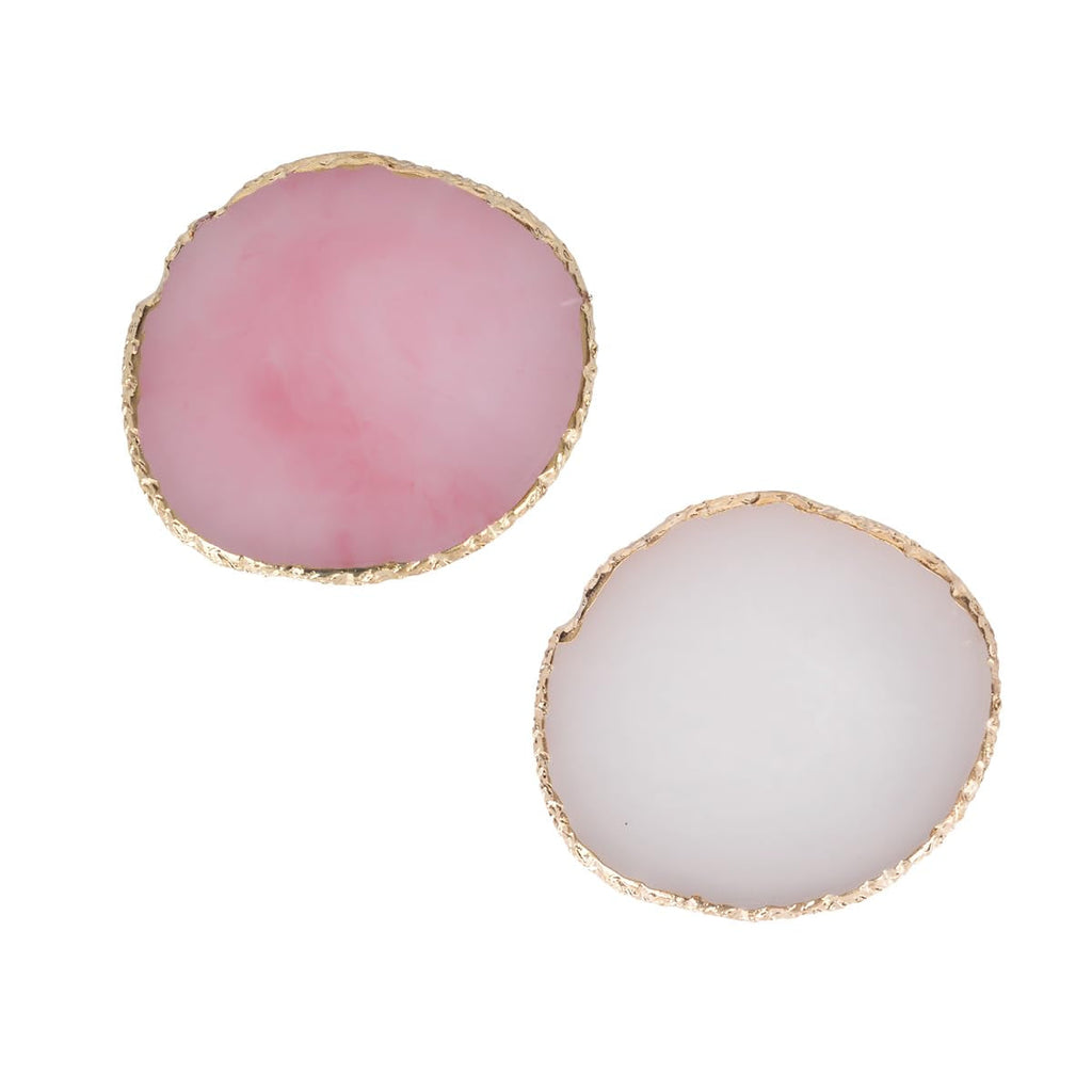 Harz Maniküre Paletten 2 Stück Nägel Zubehör Maniküre Gemalt Palette Nageldesign Nail Art Maniküre Werkzeug(Liebe)