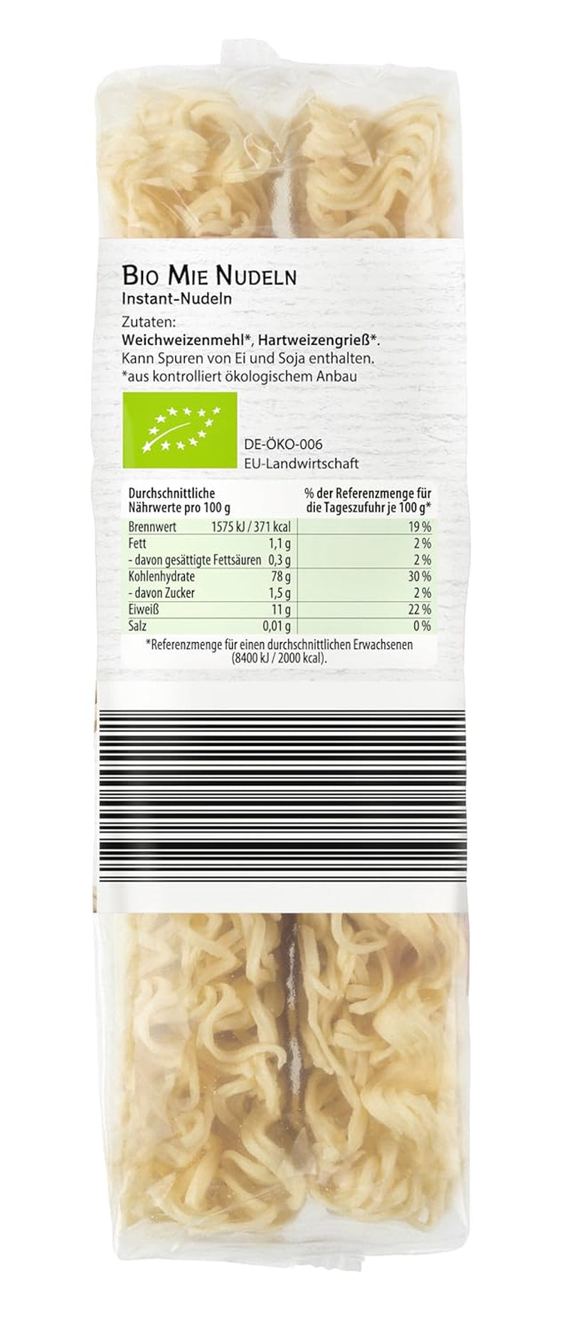 Organiczny makaron Mie Bamboo Garden, 250 g