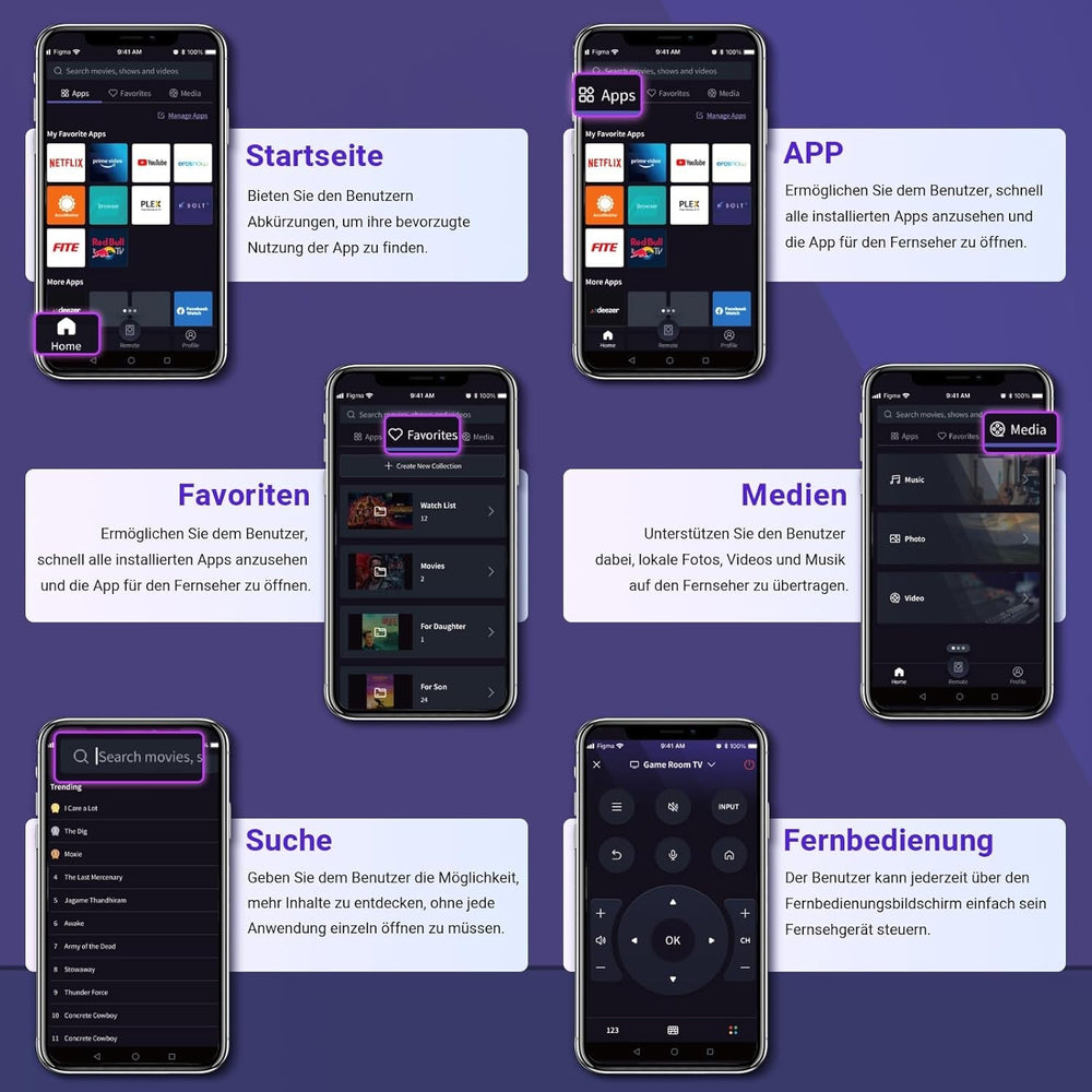 Televizor inteligent RCA VRS32HQ1, televizor LED HD de 32 inch (80 cm), cu WLAN, tuner triplu (DVB-T/T2, DVB-C, DVB-S/S2), App Store, HDMI, USB, CI/CI+, Netflix, YouTube și multe altele [RVSmart 2024]