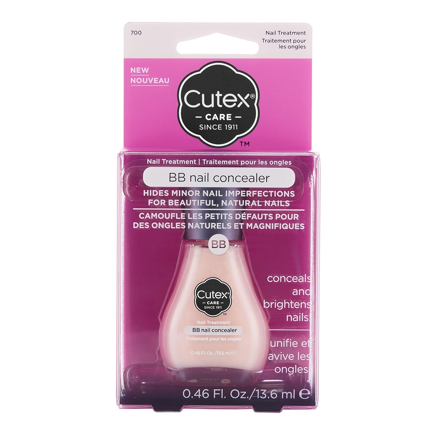 BB Korektor i rozświetlacz do paznokci Olej z nasion czarnej porzeczki i puder jedwabny 13,6ml