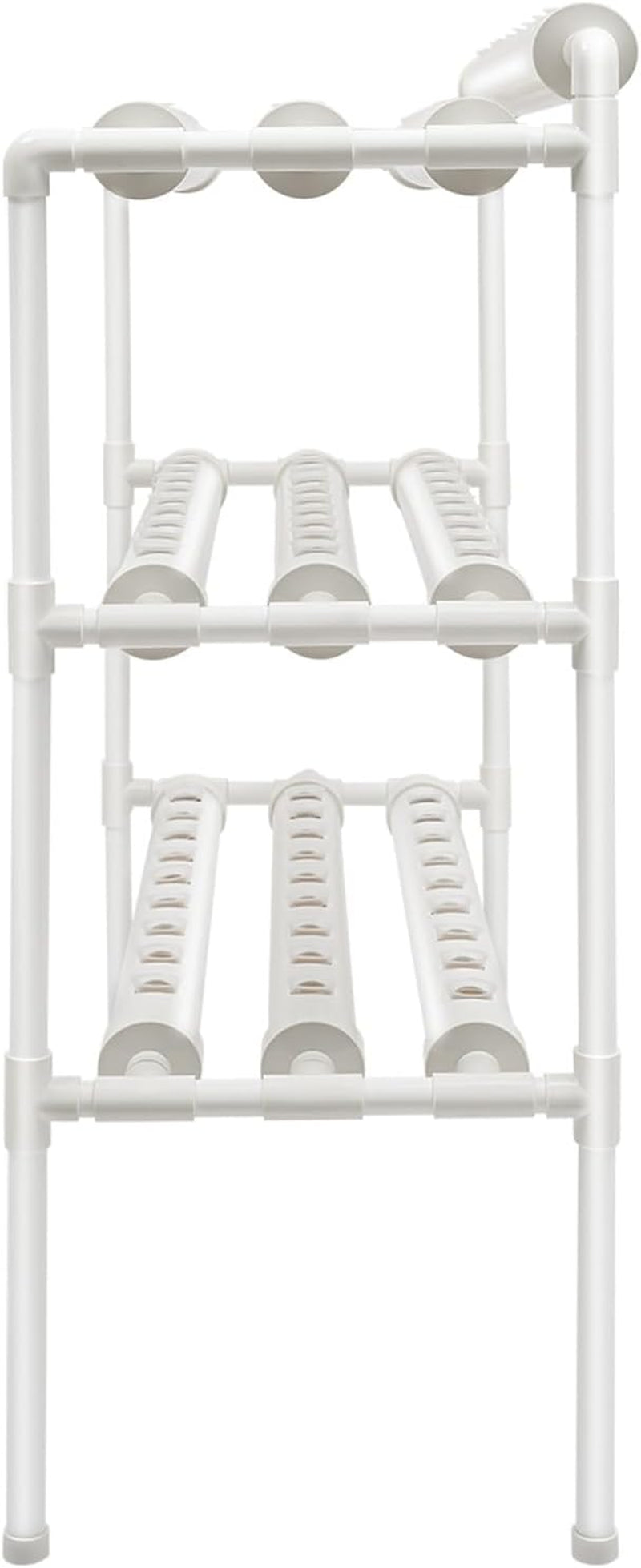 3-warstwowy zestaw do uprawy hydroponicznej z 90/108 miejscami do sadzenia i pompą wodną, ​​systemy do uprawy bezglebowej z PCV, zestawy do uprawy hydroponicznej do warzyw i owoców (108 stanowisk do sadzenia)