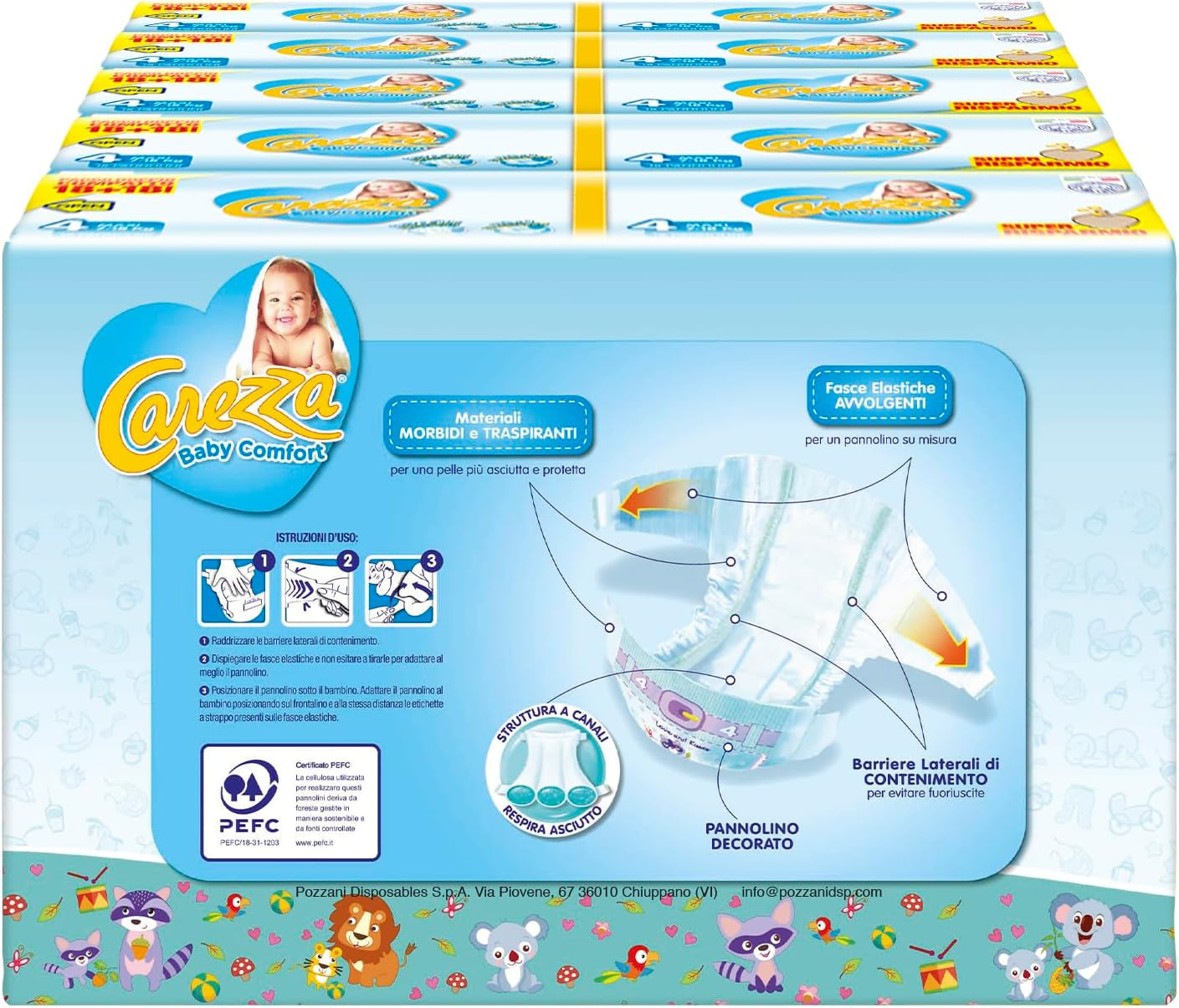 Baby Comfort Maxi | Rozmiar 4 (7-18 kg) | 144 pieluchy