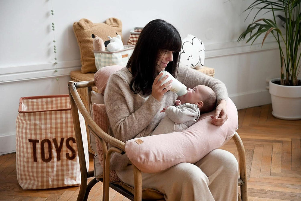 BÉABA, Big Flopsy, wielofunkcyjna poduszka do karmienia piersią. Akcesoria Żywność i karmienie piersią Sklep Bebe Naty