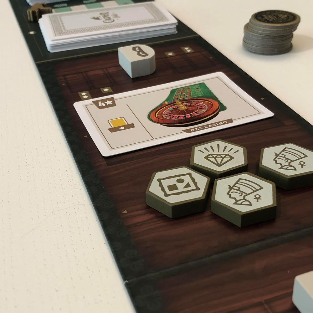 Feuerland Spiele Caper Europe Games, 216 mm x 216 mm x 70 mm, neutralny/klasyczny (czarny, biały, szary)