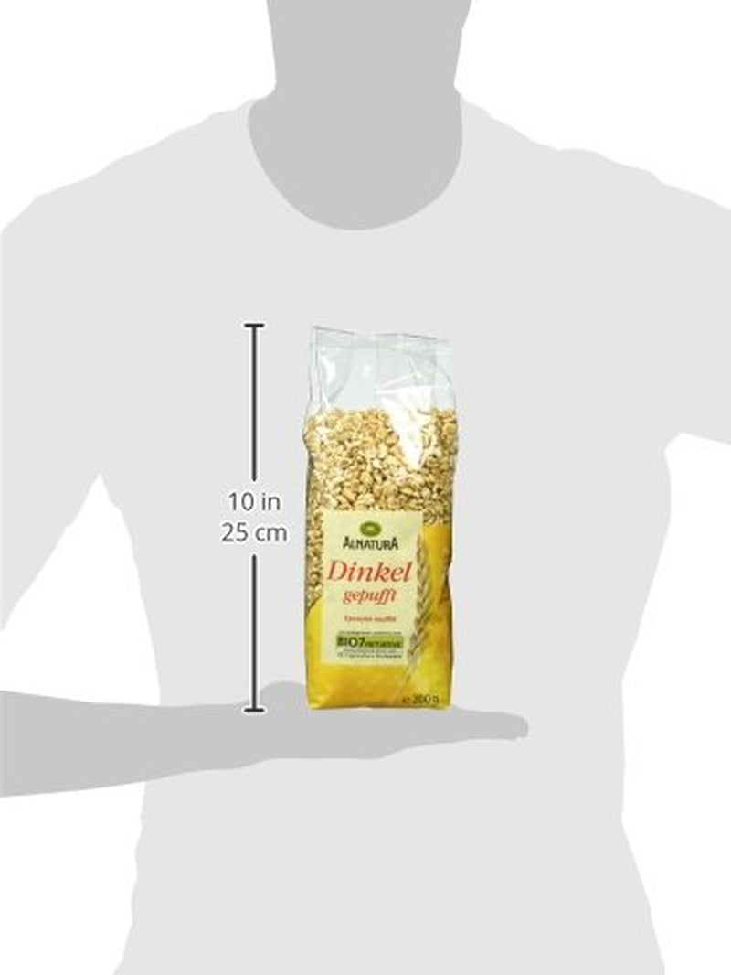 Bio Dinkel Gepuft, 200 g płatków zbożowych Naty Shop