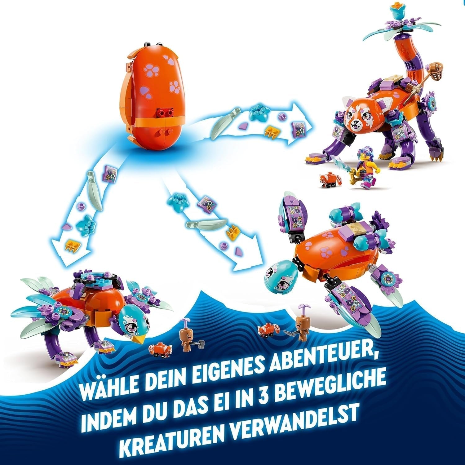 LEGO Dreamzzz 3 w 1 Zwierzęta Izzie Dream, magiczne jajko z minifigurkami Izzy'ego i Dizzy'ego oraz figurkami zwierząt, zestaw fantasy, prezent dla dziewcząt i chłopców w wieku 8 lat 71481 Zestawy do budowania Besuche w sklepie LEGO