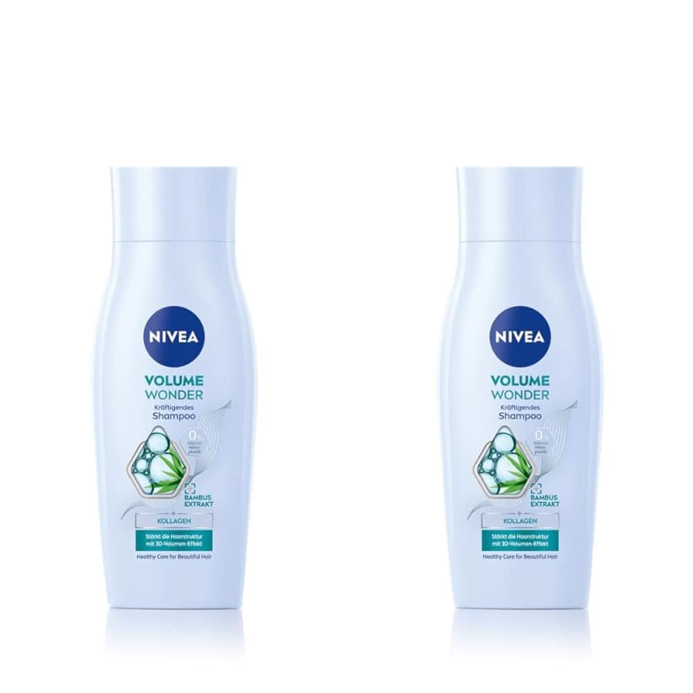 NIVEA Volume Wonder Szampon wzmacniający, szampon zwiększający objętość, 50 ml Prysznic i kąpiel Naty Shop 2 x 50 ml