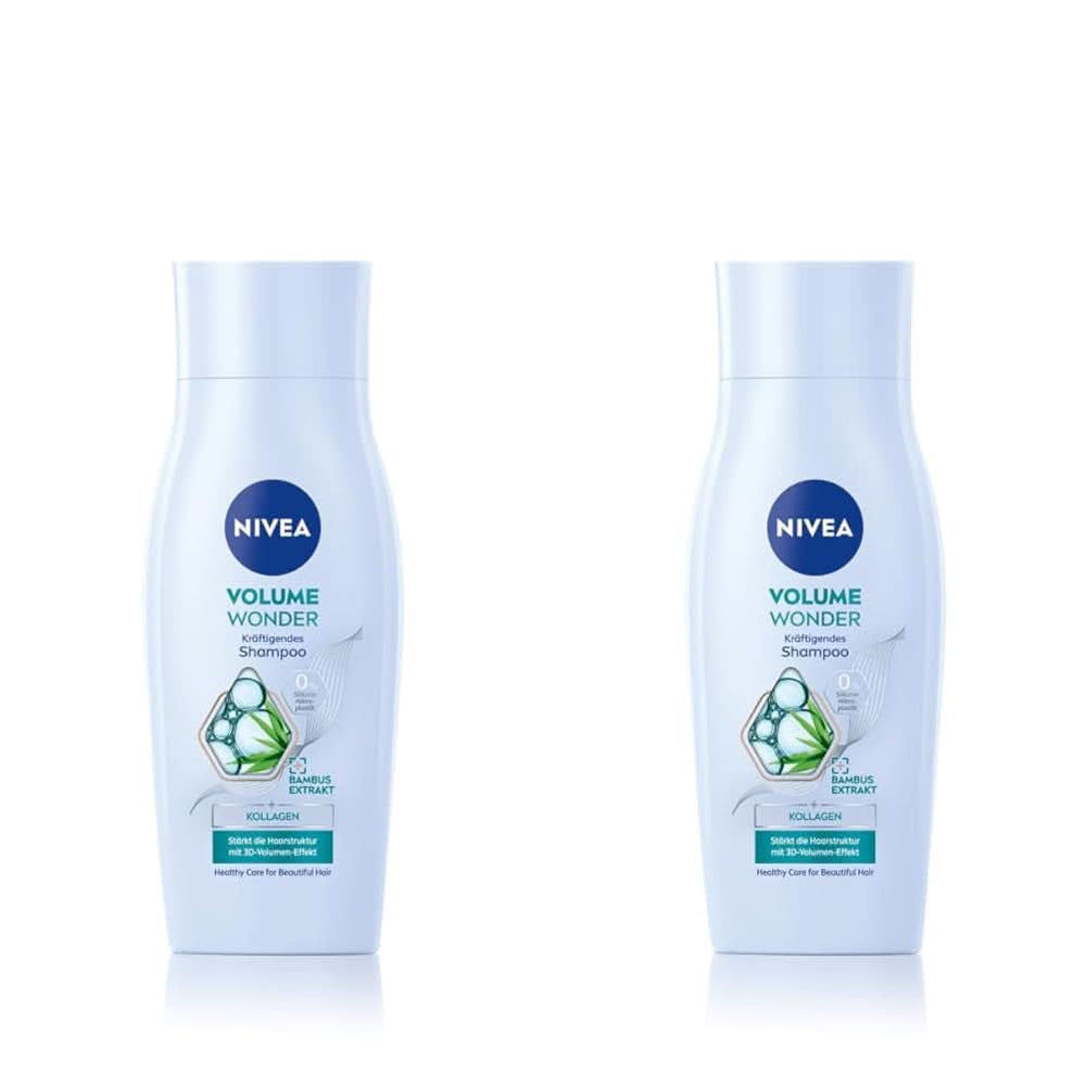 NIVEA Volume Wonder Szampon wzmacniający, szampon zwiększający objętość, 50 ml Prysznic i kąpiel Naty Shop 2 x 50 ml