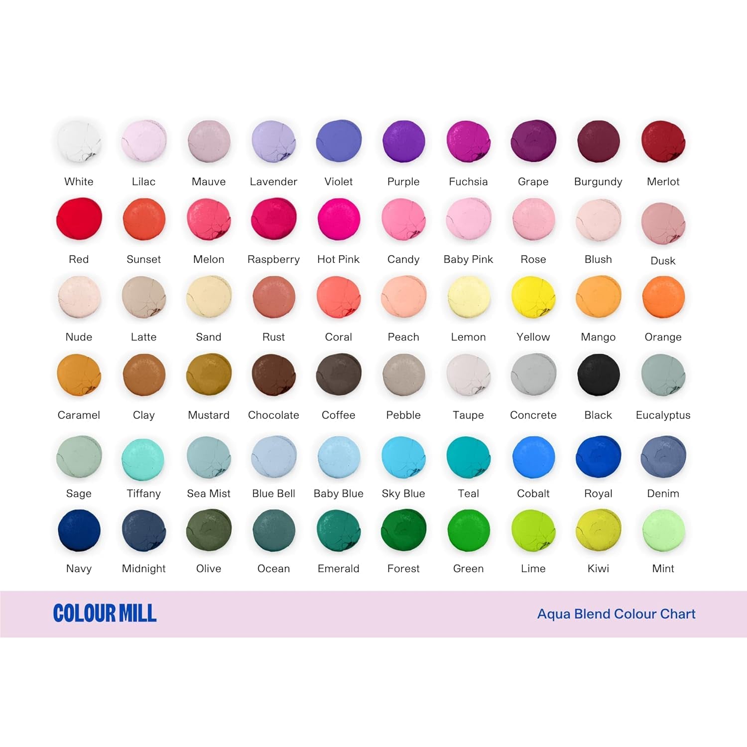 Colorant alimentar pe bază de apă Colour Mill Aqua Blend Burgundy - Foarte intens, concentrat, vegan - 20 ml